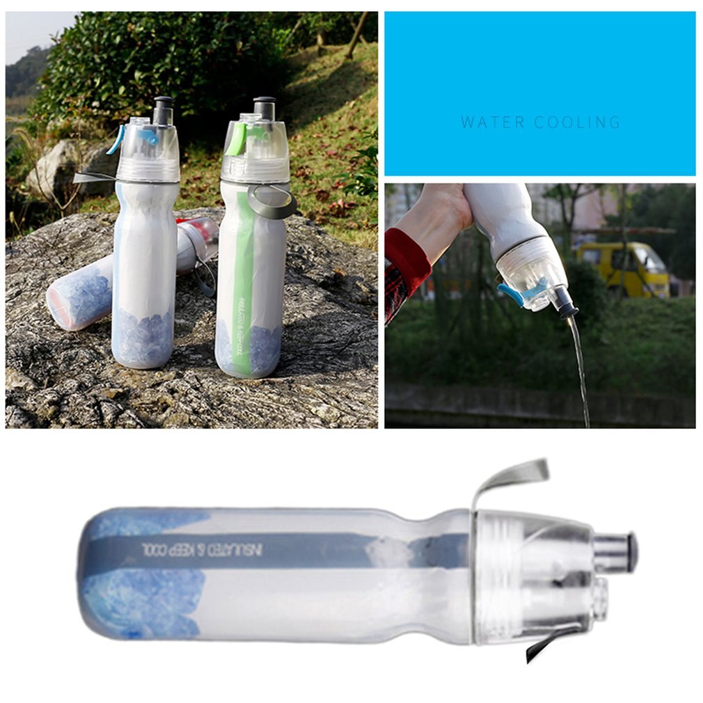 Spray cykel cykel udendørs sport flaske koldt vand flaske anti-ekstrudering anti-burst anti-lugt vand opbevaring