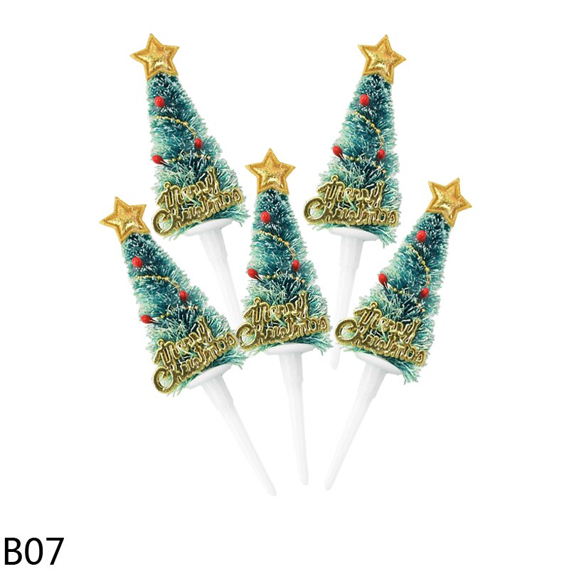 48 Stück Weihnachts-Cupcake-Deko - Bunte Hütchen & Fähnchen Für Die Festtagsparty