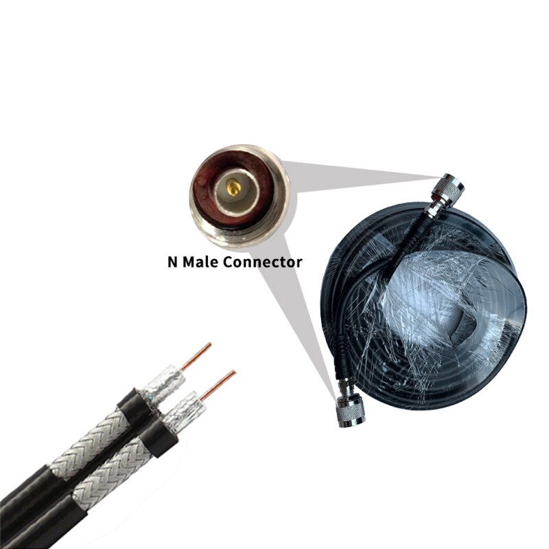 Antena 2G 3G 4G 900 1800 2100 2600 MHZ 800-2700MHZ con conector N, antena exterior GSM WCDMA para amplificador de refuerzo repetidor