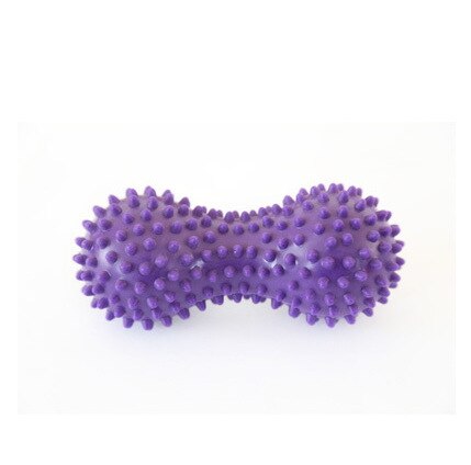 Bola de masaje Plantar Bola de masaje relajante músculo pelota para hacer ejercicio mano pie sensorial integración entrenamiento erizo Bola de masaje: Peanut Balls Purple