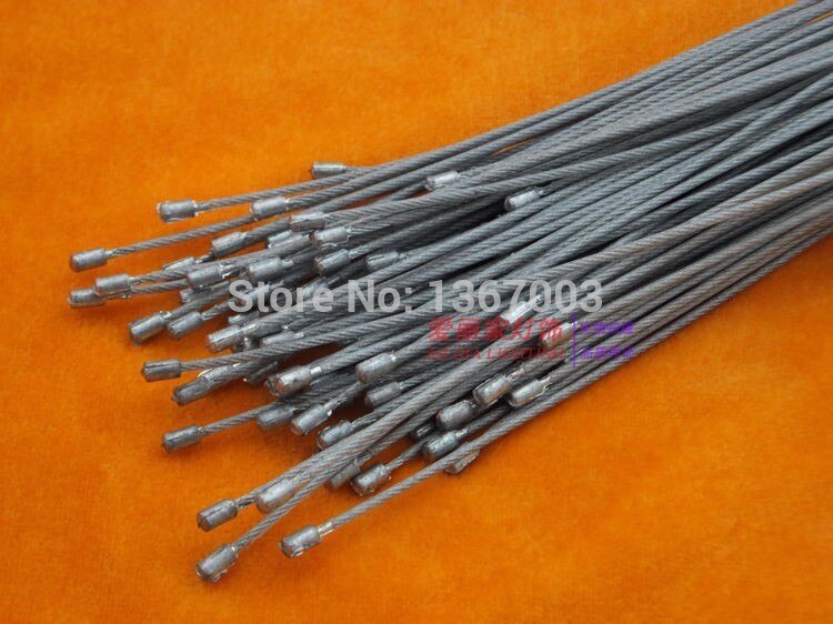 1.2m, 1.5m, 2m, 2.5m, 3m steel rope wire for lamp, Material Iron and plastic 1.5MM thick