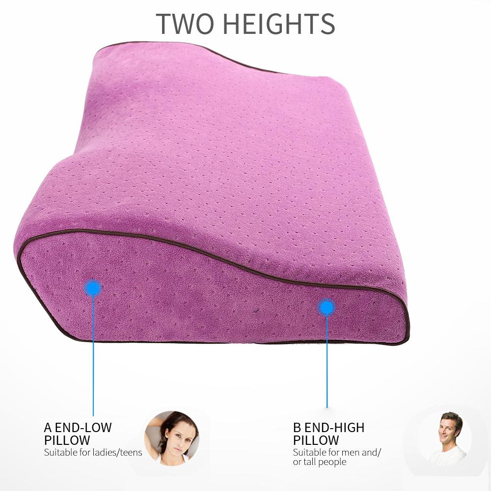Memory Foam Bedding Pillowcase Pillow Cover For Neck Memory Foam Pillowcase Comfortable Adult Practical Sleeping Relax Pillowcas