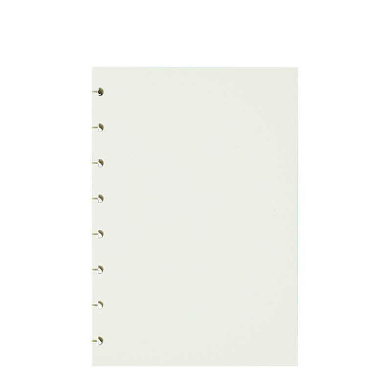 A5 Inner Page Blank/Horizontal Line/Dot Matrix/Dotted Grid Mushroom Hole Notepad Inside Page Refill Notebook Inner Refill: Blank