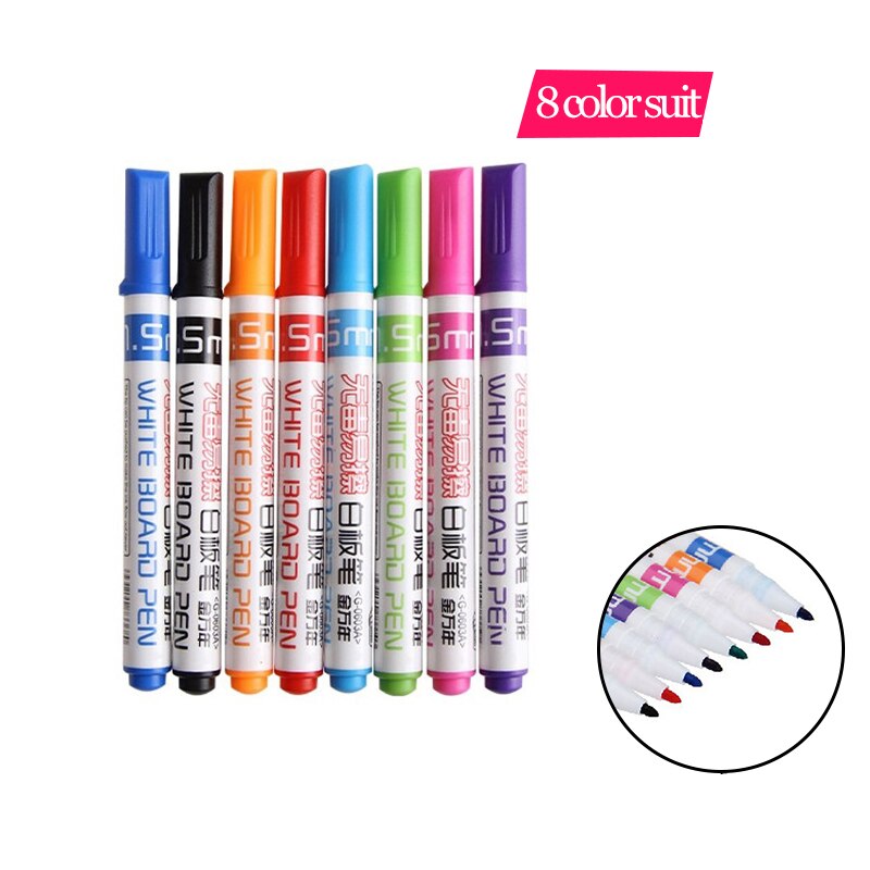 Whiteboard Marker Magnetic Board Pen Marqueur Effacable Dry Erase Markers Papelaria White Board Office & School Supplies