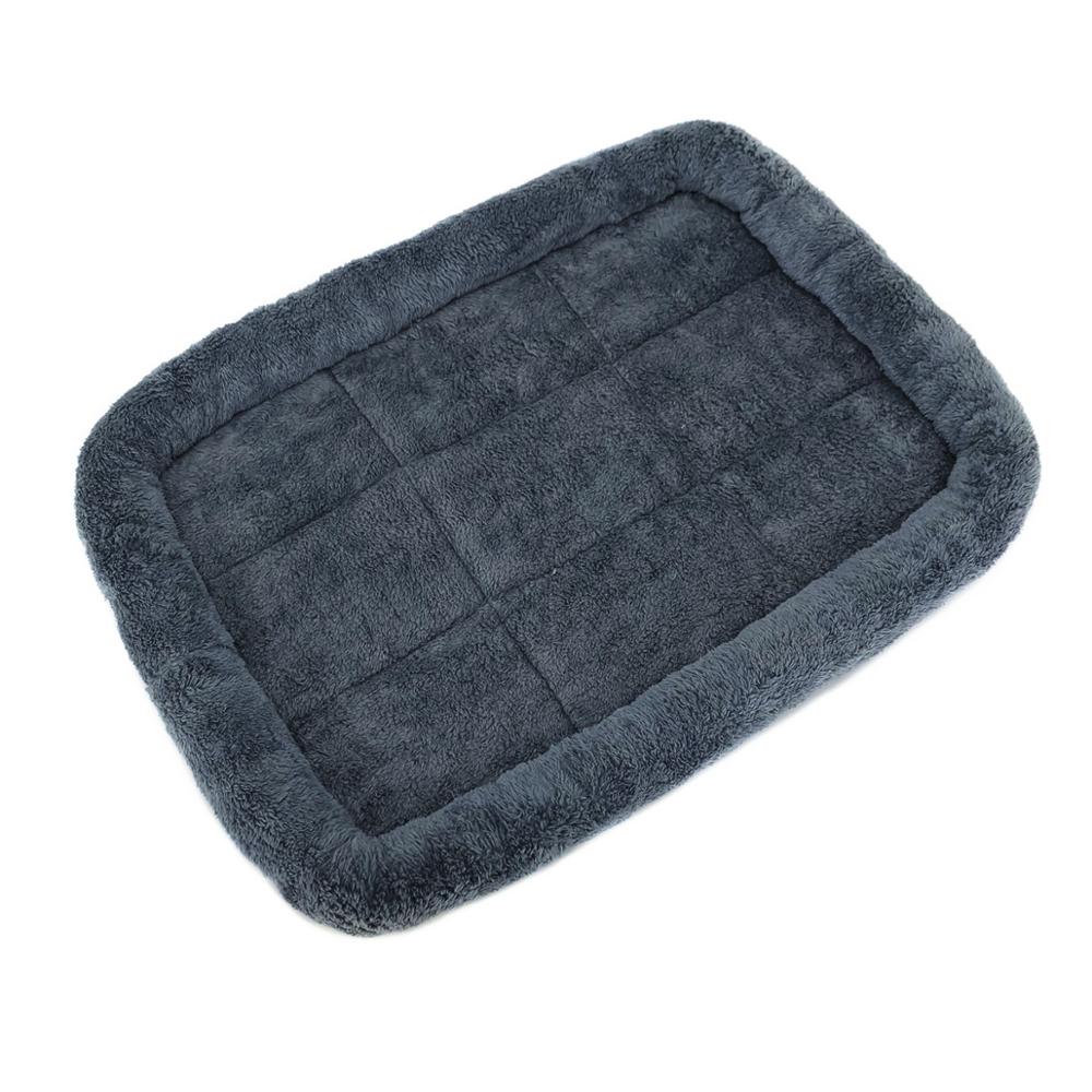 Cama de perro grande, cesta para banco, esterilla, Chihuahua, perrera, suministro de sofá para mascotas, casa de perro, cojín grande para gato,: Dark Grey / M 58 x 40 cm