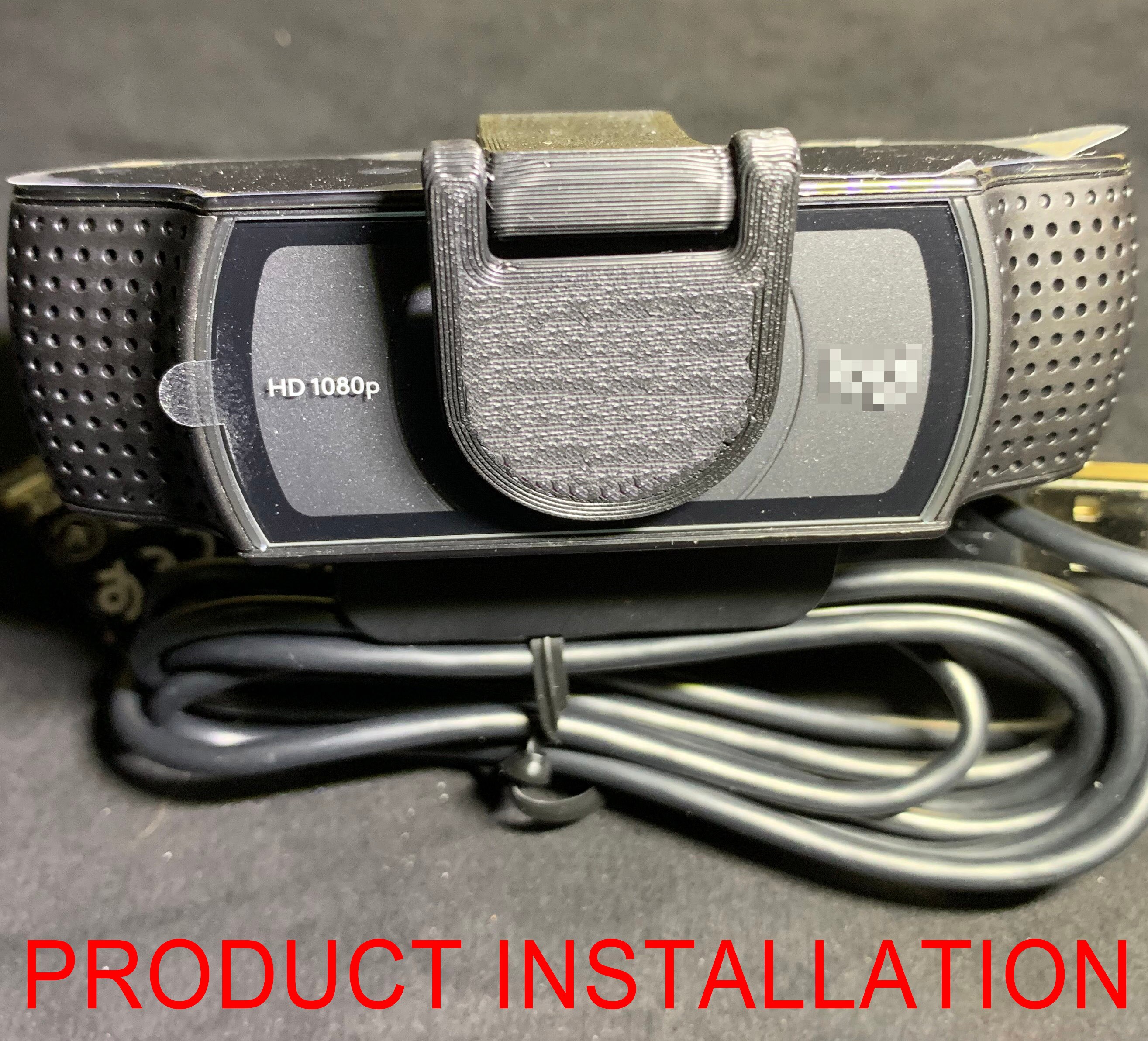 【PODTIG】Privacy Shutter Protects Lens Cap Hood Cover for Webcam Logitech Pro Webcam C920 C930e C922 3D PRINT G29 G27 T300