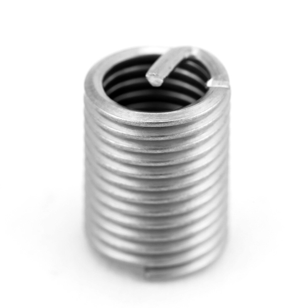 50Pcs Thread Repair Insert Stainless Steel Coiled Wire Helical Screw Thread Inserts Thread Repair Insert M6 x 1.0 x 2. Length