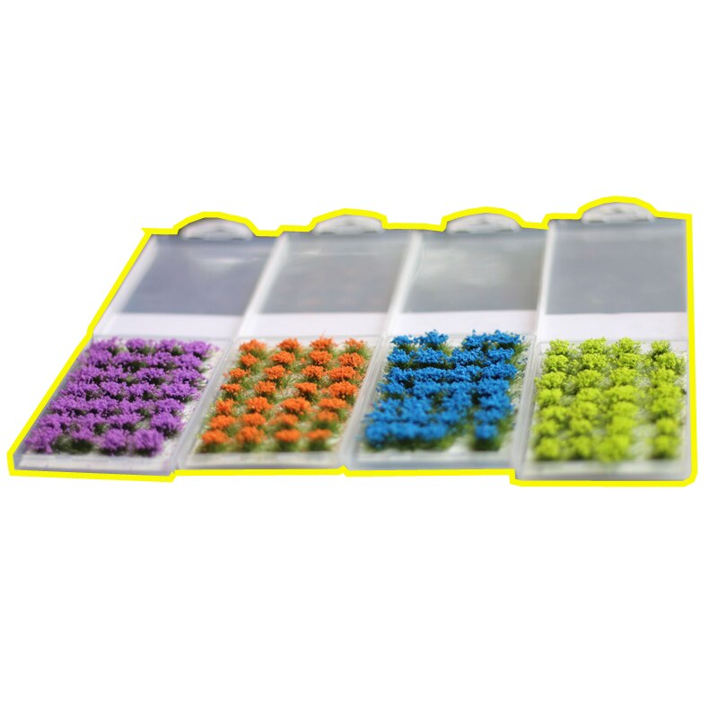 28Pcs Diy Model Kits Kunstgras Gazon Micro Landschap Decor Accessoires Speelgoed