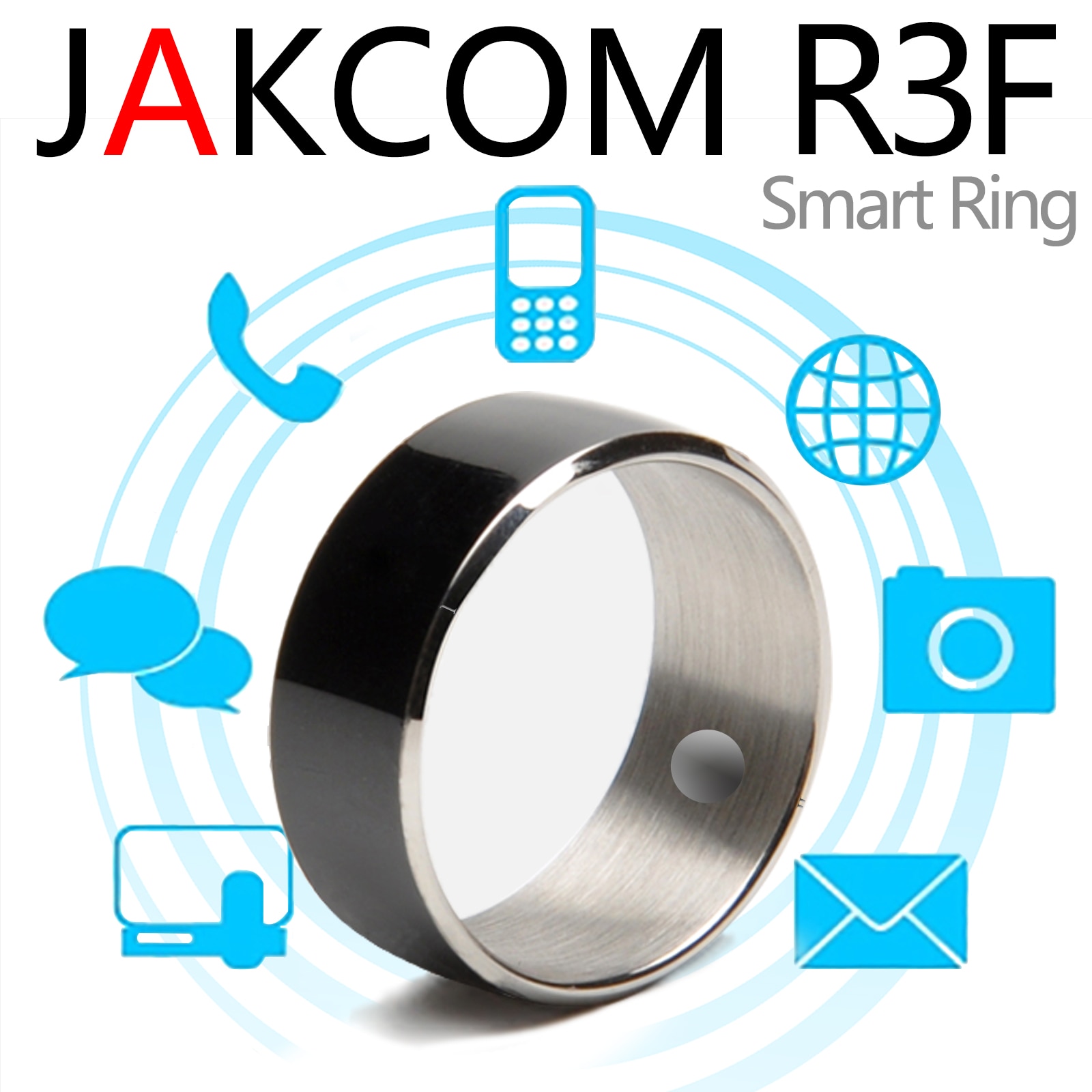 Jakcom R3 R3F anillo inteligente nueva tecnología dedo mágico para Android Windows NFC teléfono Accesorios inteligentes