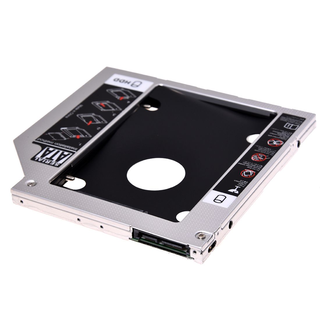 SATA 2nd Hard Disk Drive HDD Caddy Adapter for ThinkPad T400 T410 T500 ...