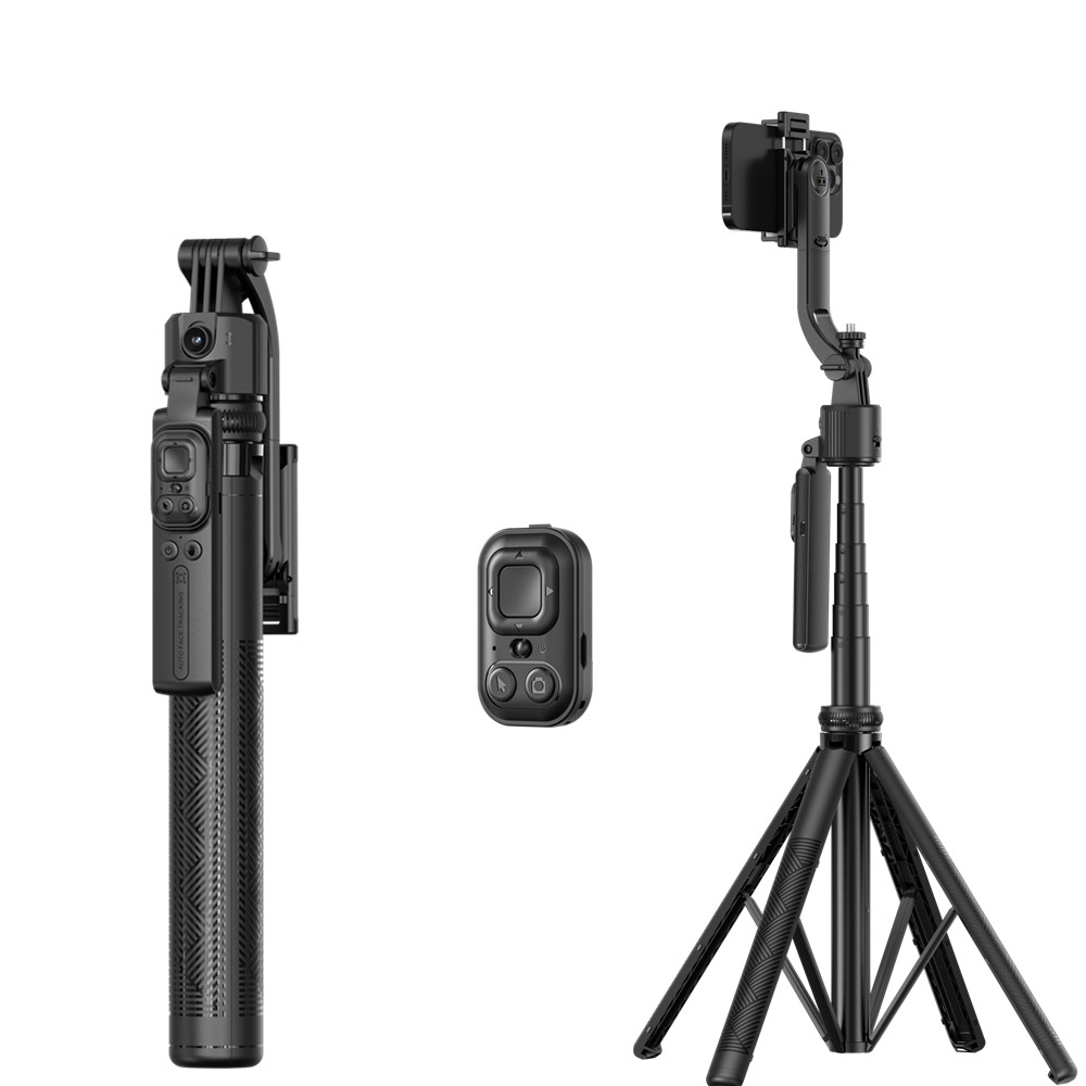 360 ° selfiekeppi bluetooth-kaukosäätimellä, älykäs tekoälyseuranta, tärinänvaimennus, panorointi, kallistus, jalusta, täysautomaattinen valokuvausominaisuus: Default Title