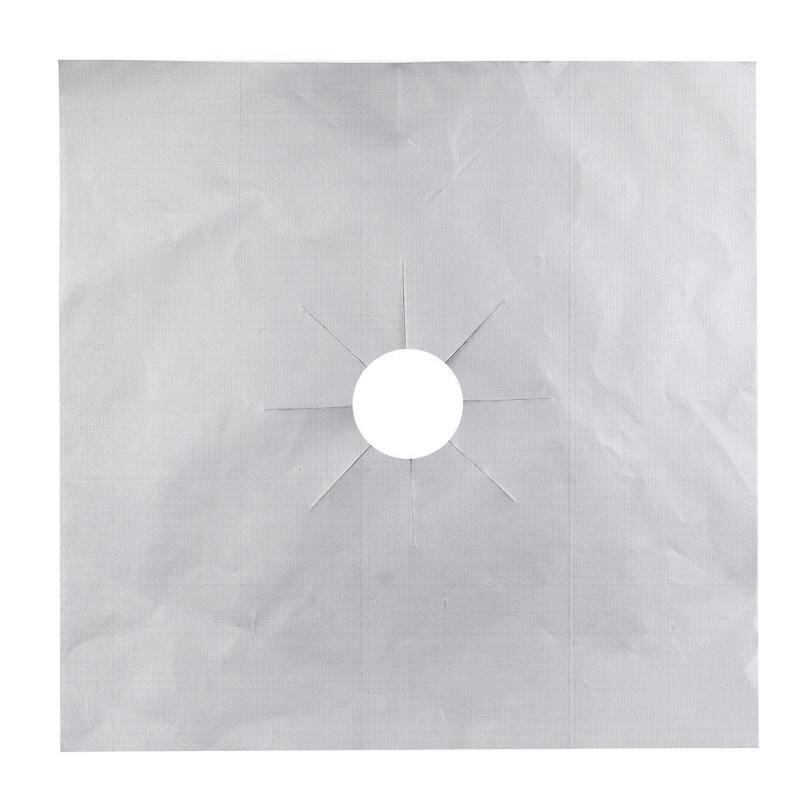 4PCS Stove Covers Reusable Gas Range Stove Top Burner Protector Liner Cover For Cleaning 2O0319: D