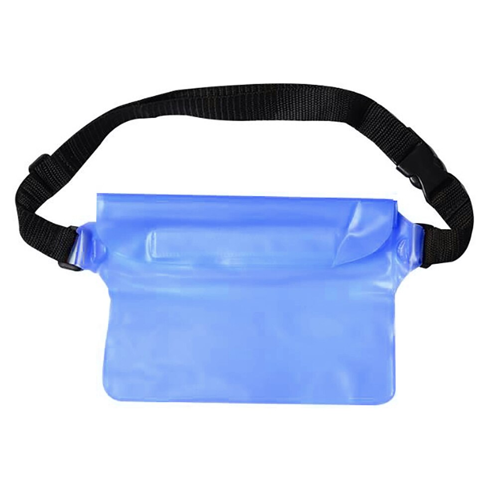 Svømning vandtæt drivtaske mini dykning talje pakke skuldertaske telefon kamera beskytte undervands sportstasker dækker etui