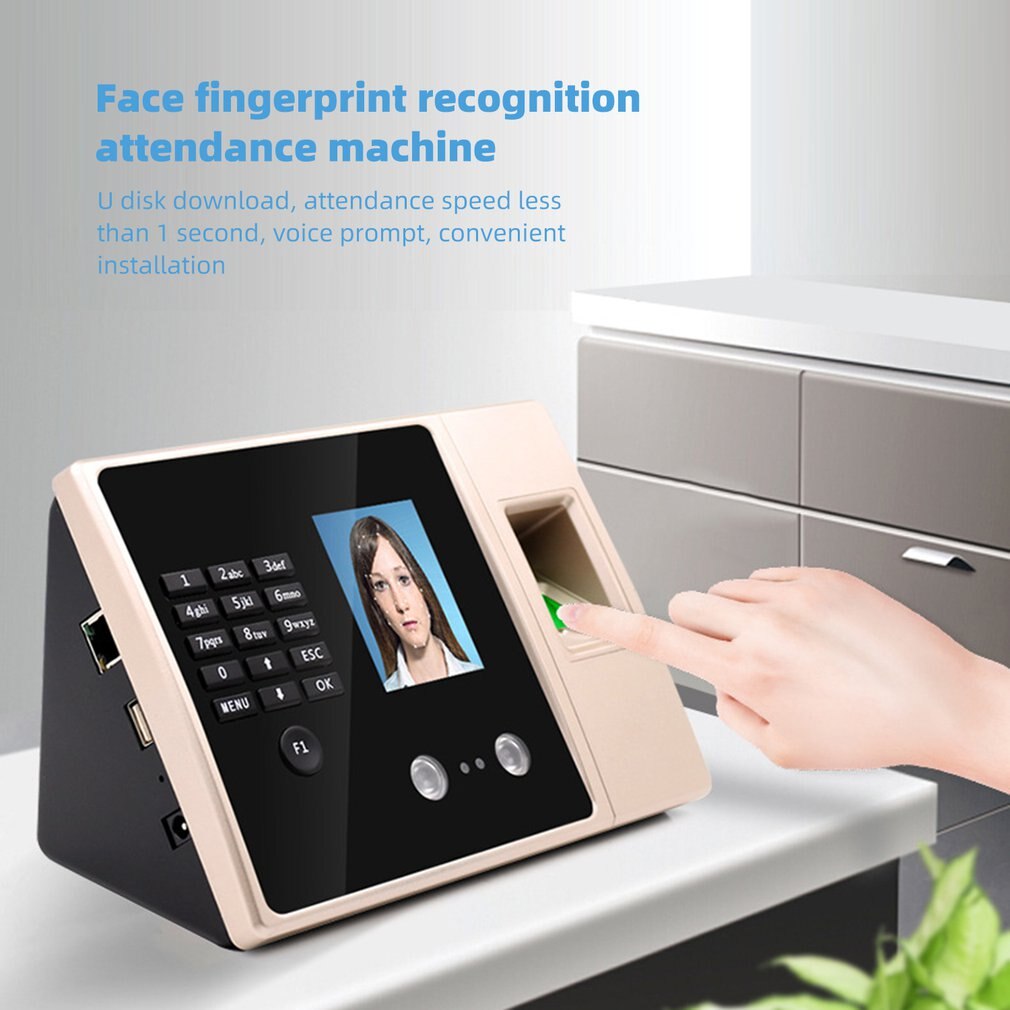 E3 biometriske ansigt ansigtsfingeraftryk genkendelse tid tilstedeværelse system maskine enhed maskine acehe