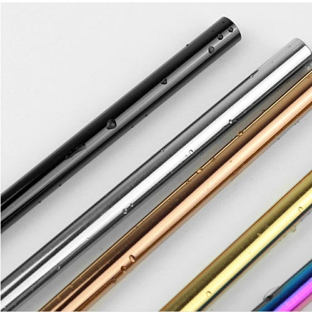 Stainless Steel Metal Drinking Straw Reusable Straws Straight / Bend Pipe Kit
