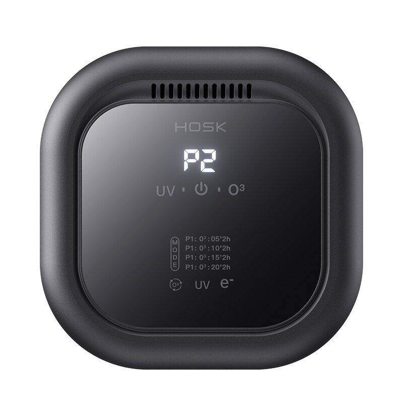 Purificador de aire para el hogar, generador de ozono con UV + aromaterapia, iones negativos, elimina el olor a humo de formaldehído, limpiador de aire