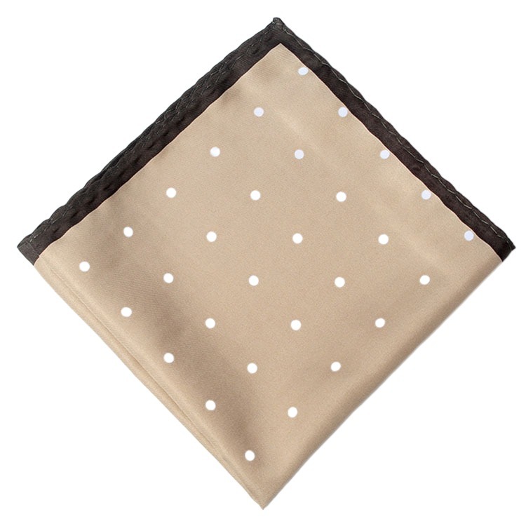 Pañuelo cuadrado de seda de rayón para hombre, pañuelo de Cachemira con estampado de lunares, Floral, a la , clásico, para de boda, 32cm: 16