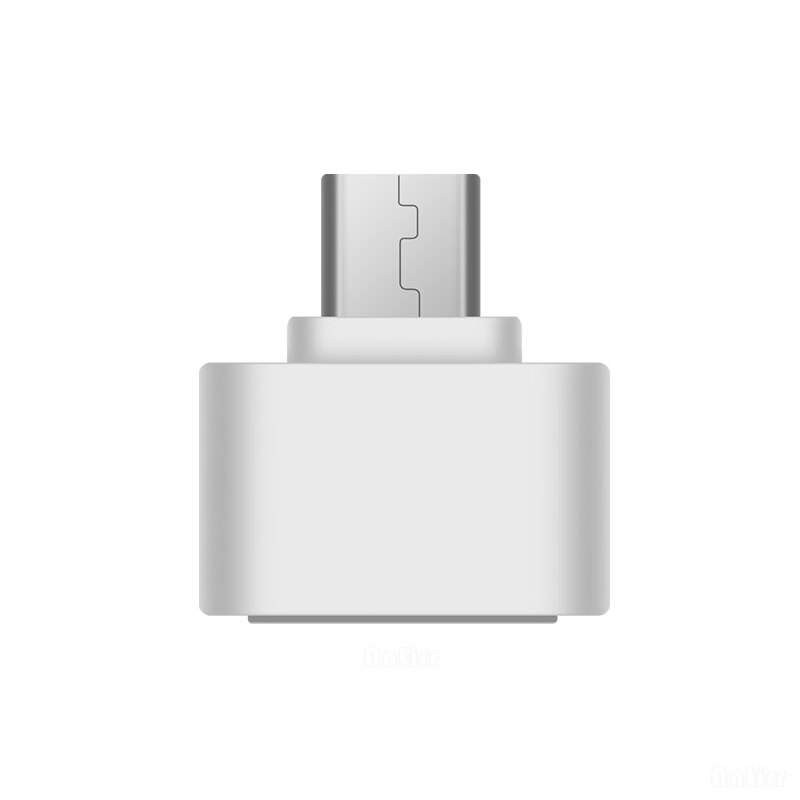 Antirr ミニマイクロ USB OTG アダプタオス USB2.0 用 Xiaomi Huawei 社 Lg の Android 電話 USB OTG アダプタ: Plastic white