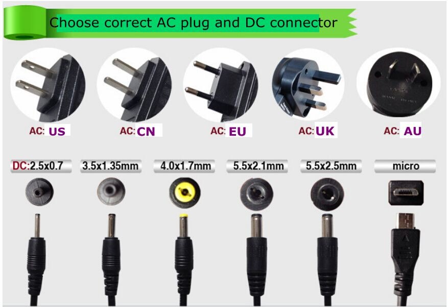 Adaptateur d'alimentation à découpage, AC 32V 2A 64 W, alimentation à découpage 32V2A, fabricants, adaptateur d'alimentation, chargeur