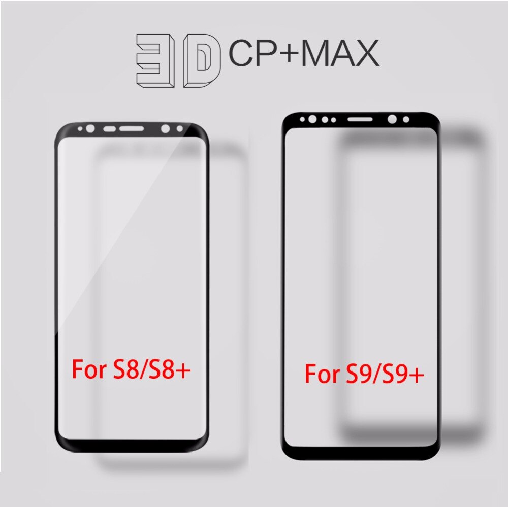 Sfor Samsung Galaxy S8 S9 Plus Gehard Glas Volledige Cover Nillkin 3D Cp + Max Screen Protector Voor Samsung Galaxy s8/S9 + Plus