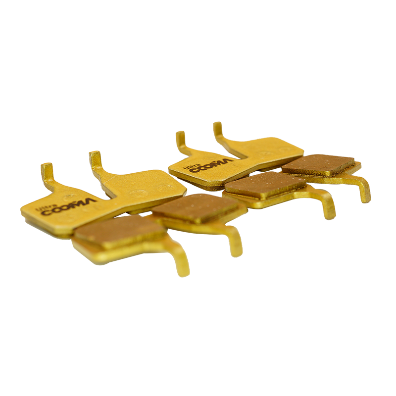 MTB Fahrrad Disc Bremsbeläge Für Magura MT5 MT7 Disc Bremse, 4 Pairs, Gold Voll Metall