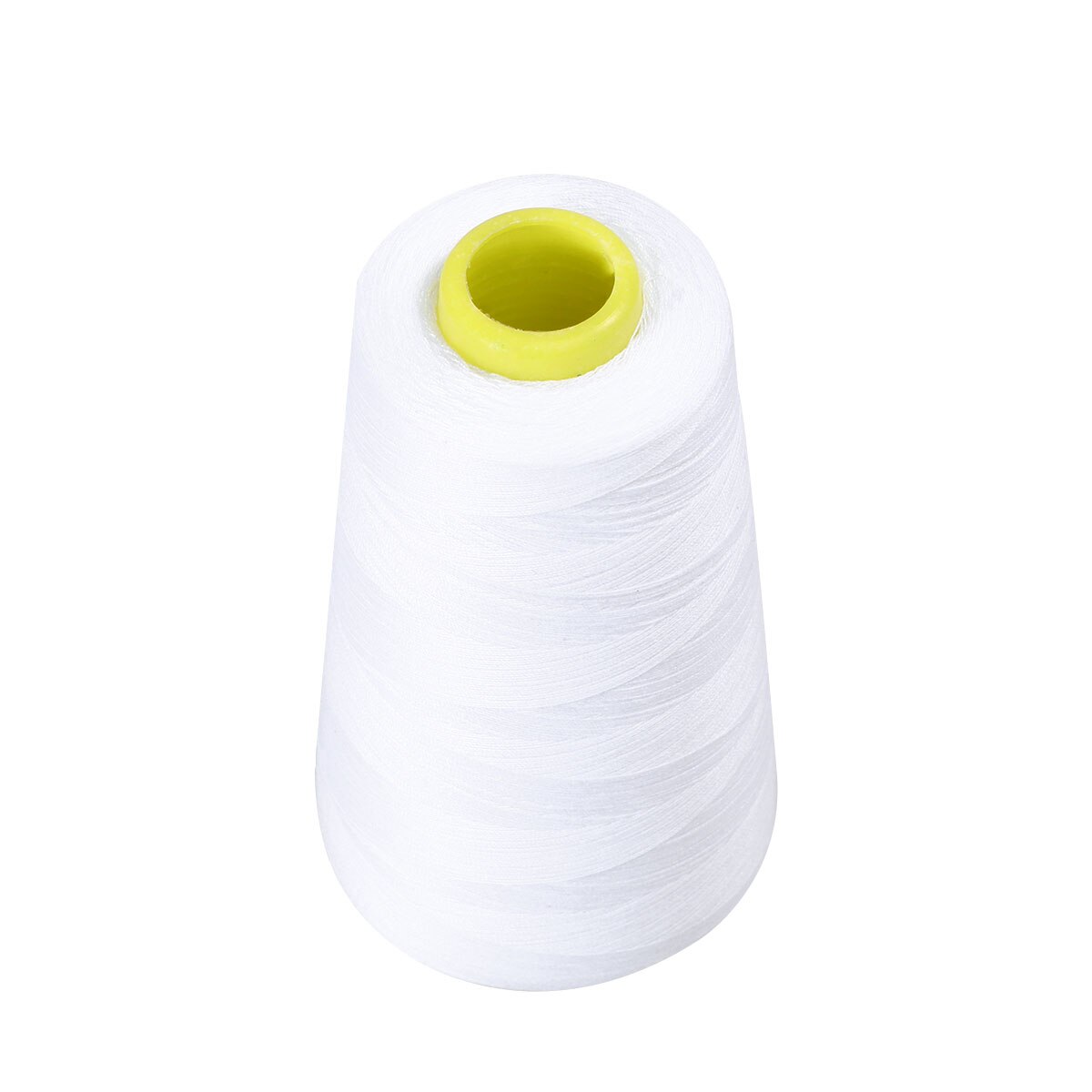 1pc Durable 3000M Yards Overlocking Sewing Machine Industrial Polyester Thread Metre Cones Metre Cones White Sew Thread