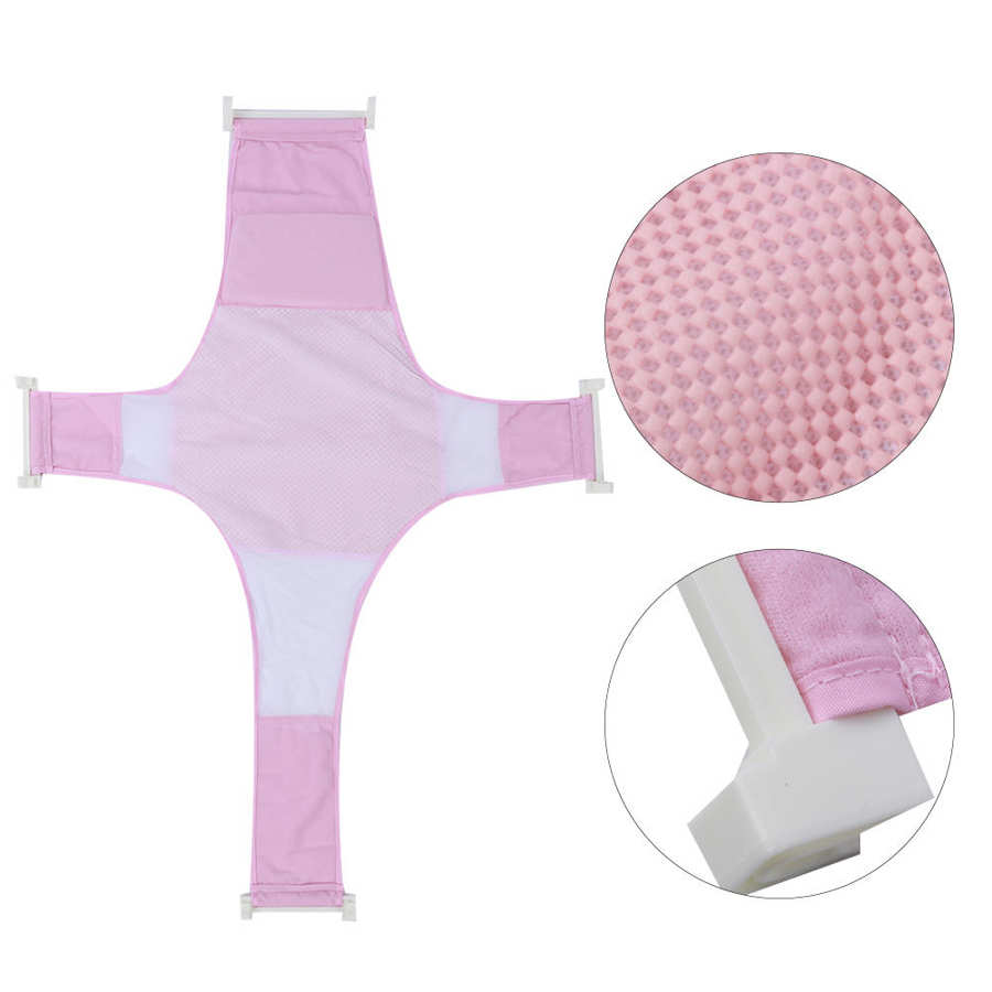 Baby Bad Ondersteuning Antislip Pasgeboren Bad Comfortabele Baby Douche Bad Zitplaatsen Mesh Voor Pasgeboren Baby Jongens Meisjes