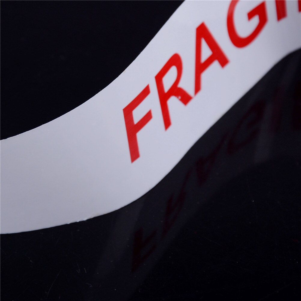 4.7CM*85M White And Red Good Bopp Fragile Tape For Packing And Warning fragile warning sticker