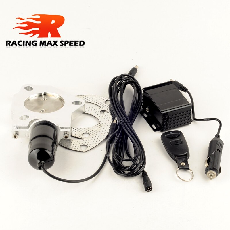 Universal Exhaust Billet electric exhaust valve butterfly valve for 2.5 inch 3.0 inch exhaust cutout system remote button CVR