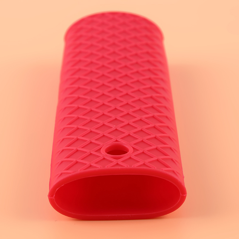Piezas de utensilios de cocina Grip, piezas de utensilios de cocina, olla de silicona para cocina, accesorios de mango, funda para asa de cazo, herramienta de cubierta antideslizante: red