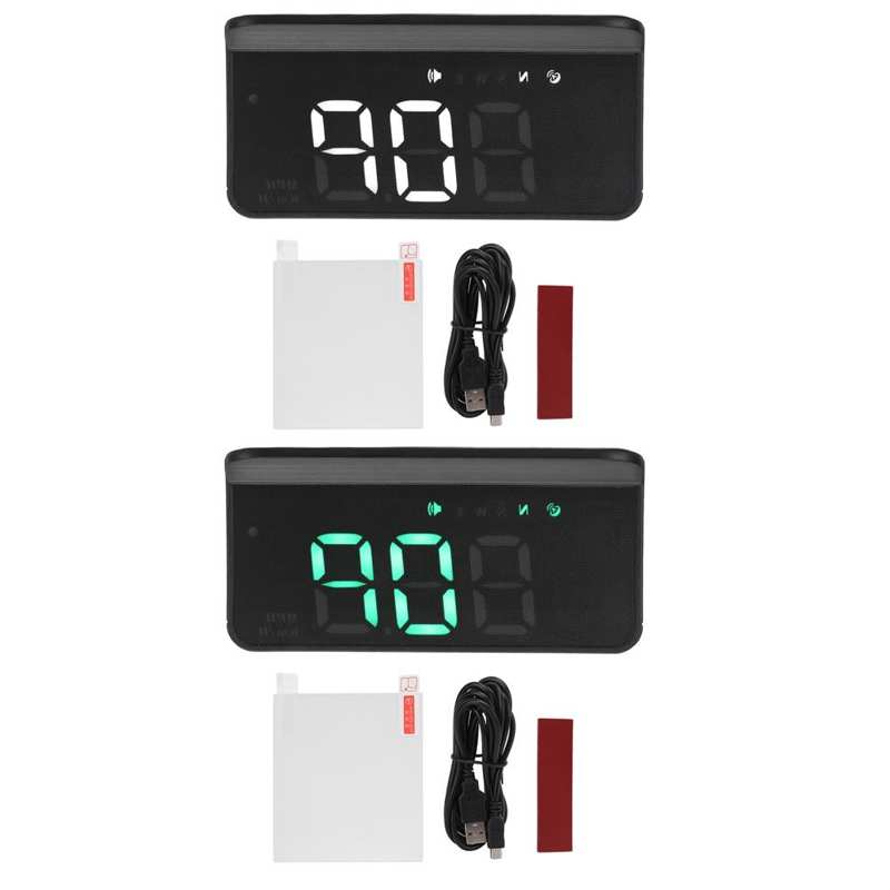 Proyector de pantalla de parabrisas para coche, pantalla HUD de fatiga, advertencia de conducción, alarma de exceso de velocidad Universal para coches, camiones y motocicletas