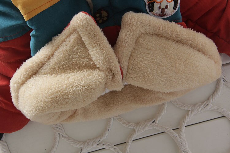 Kinderjas cartoon baby jongens winterjassen lange mouw jas jongens warme babyjas winter bovenkleding dikke jongenskleding