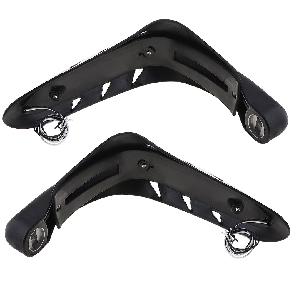 2PCS Motorcycle Handlebar Hand Guards Protector Protection Motocross Dirtbike Handguards Handlebar Guards with LED Light