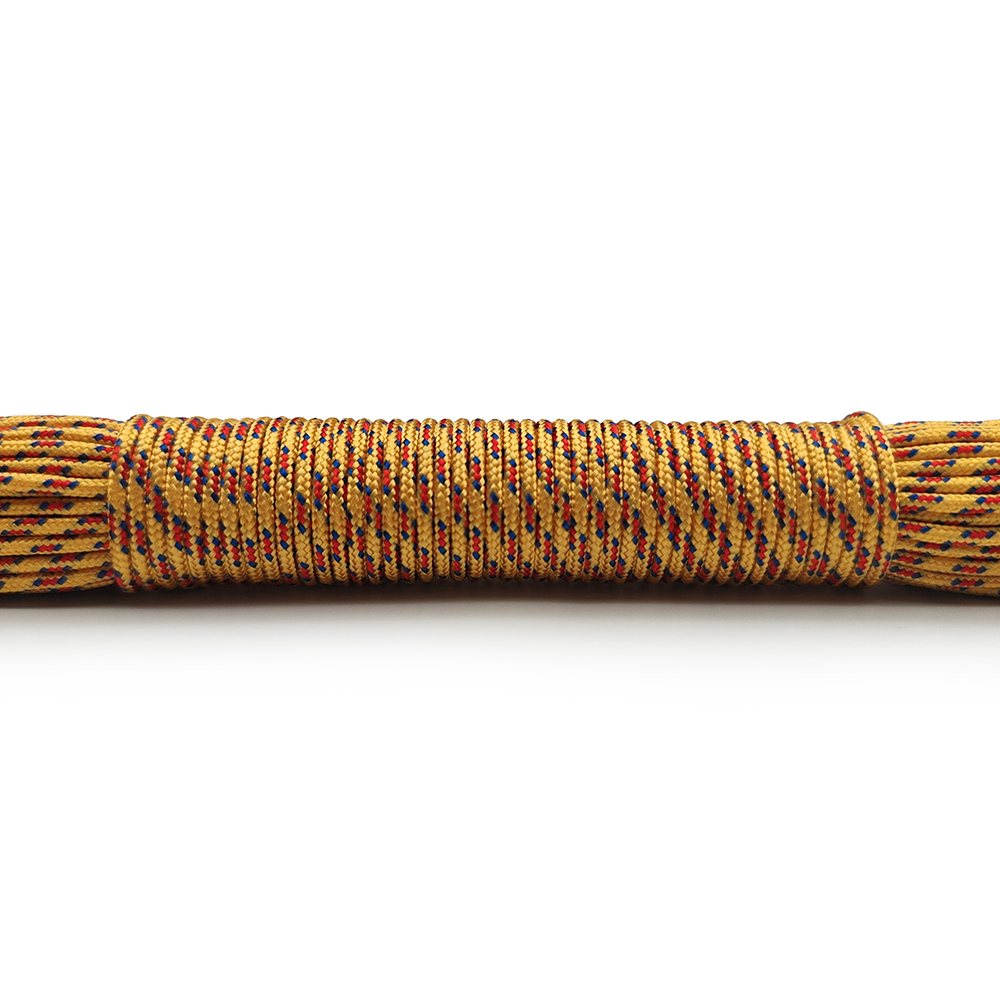 100 kolorów Paracord 2mm 25FT 50FT 100FT liny 1 Strand Paracorde na świeżym powietrzu sprzęt do survivalu bielizny DIY bransoletka hurtownia: 272 / 100ft