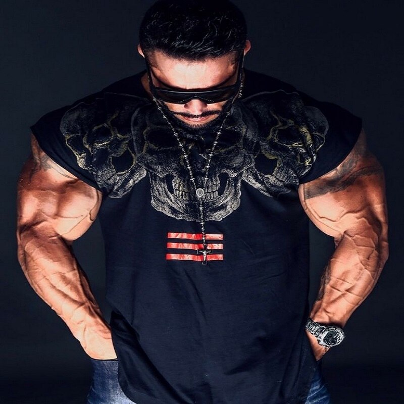 Chaleco deportivo de algodón puro para hombre, deporte, Running, entrenamiento, sección fina, sin mangas, ajustado, informal, camiseta Popular para gimnasio, Top para hombres