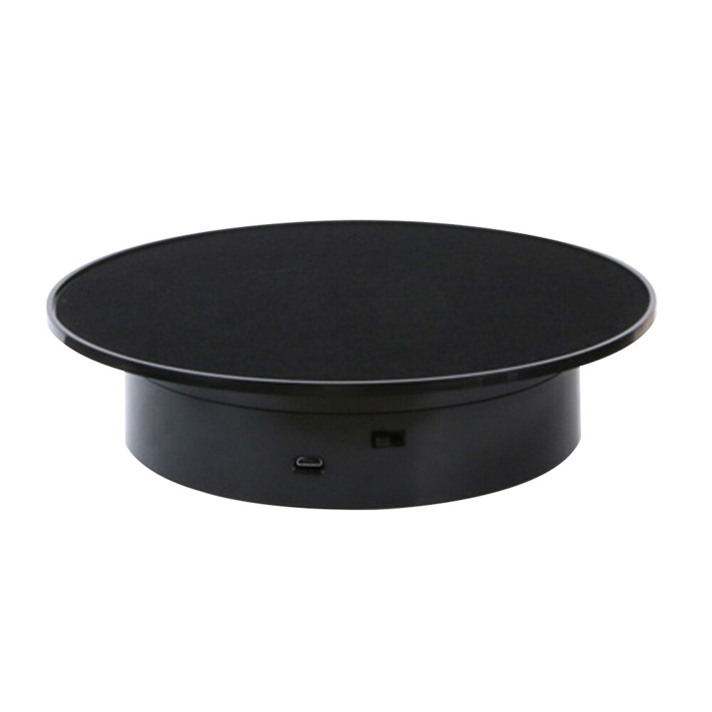 Electric Multifunction Turntable Watch ABS Rotating Display Stand USB Rechargeable Photography For Jewelry Props Motorized