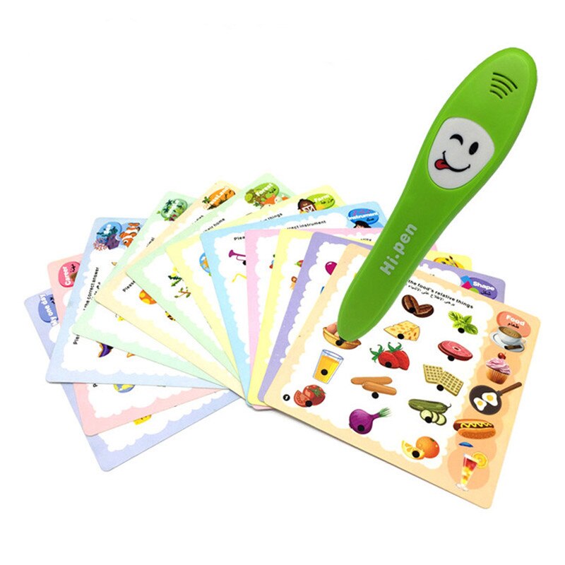 Kids Talking Pen English Early Educational Reading Machine Book Smart Reading Pen Children Study Papers Learning Animal Toys