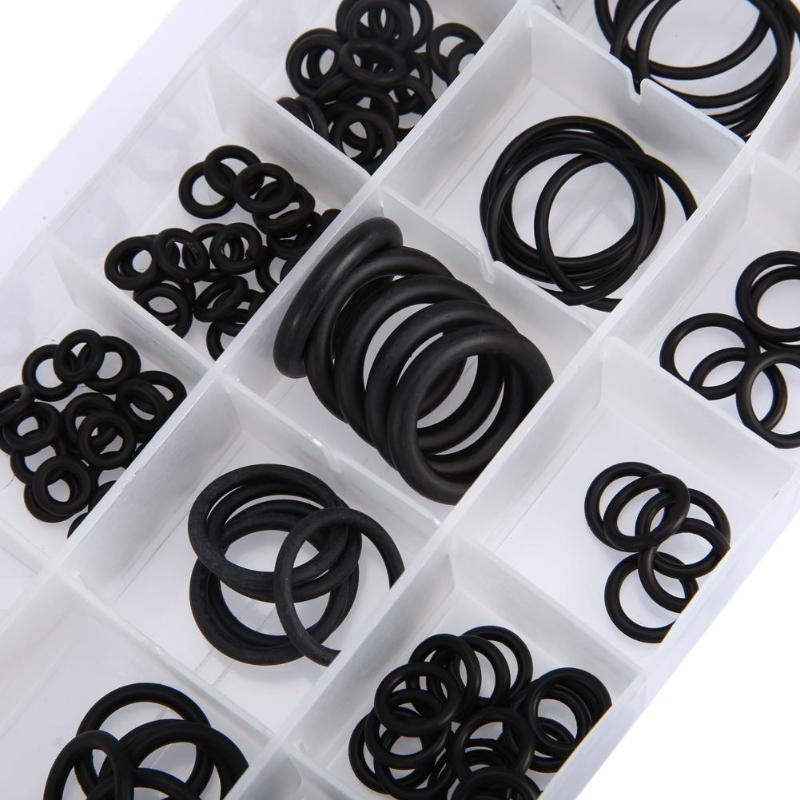 225Pcs 18 Sizes O Ring High Temperature One Case Rubber O Rings Kit Metric O-Ring Seal Set Nitrile Rubber Accesso