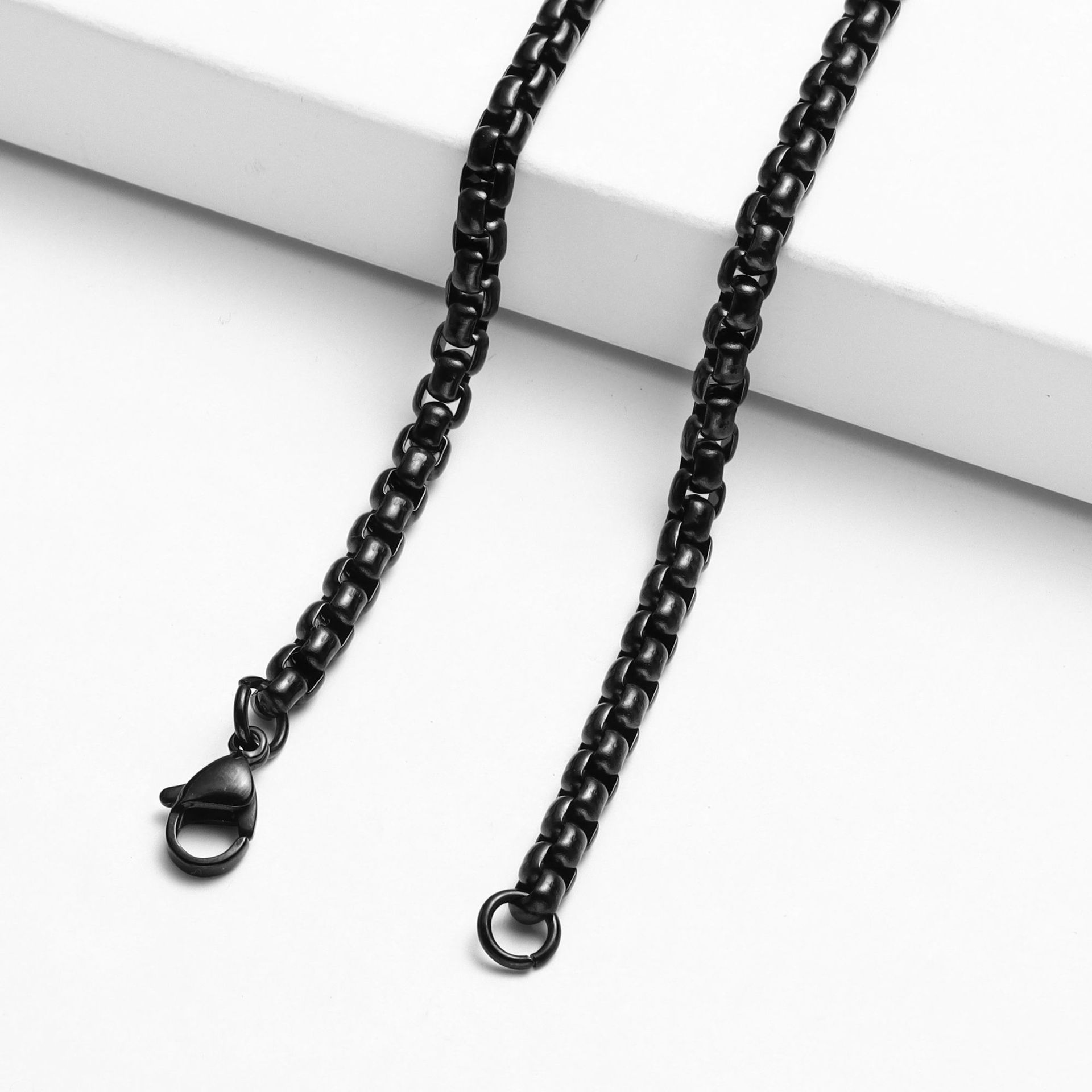 Chaîne Pour Pendentif - Acier Inoxydable Plaqué Argent - Femme, Longueur Standard, Sans Marque