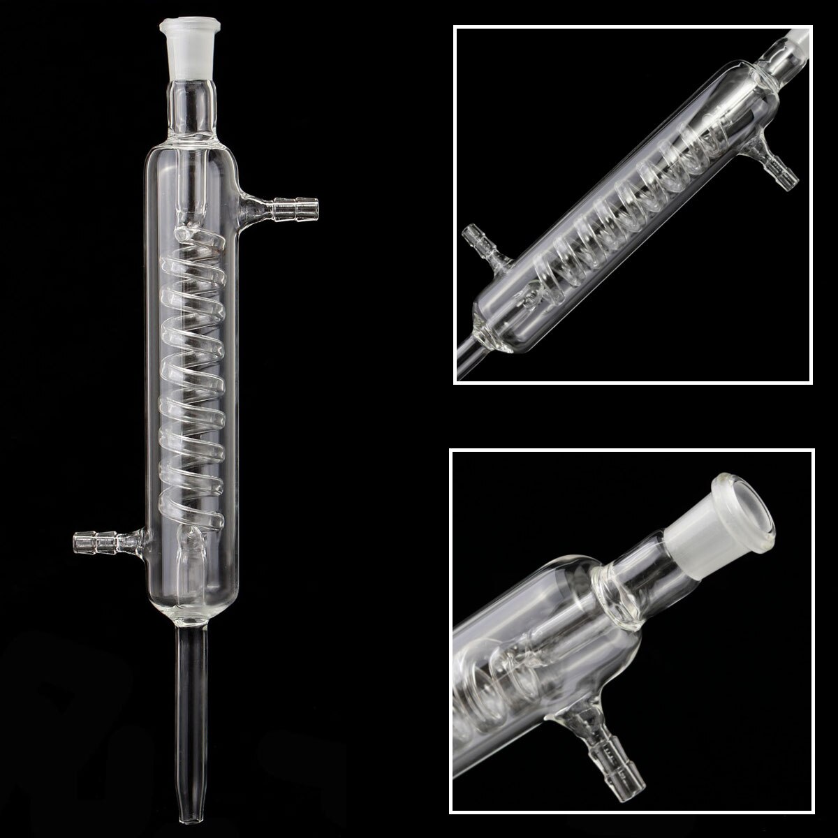 Set di Kit per vetreria per chimica da laboratorio per apparecchi di distillazione da 250ml apparecchi per distillazione di vetro per laboratorio di chimica 24/40