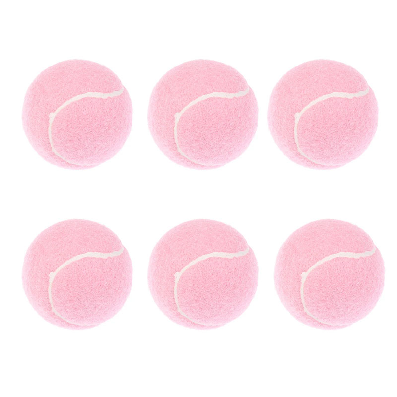 1/3/6 Stück Tennisball, verschleißfest, hochelastisch, Trainingsball, Tennis für das Ausbildung, elastische Faser, Gummi, draussen-Tennis: mehrfarbig