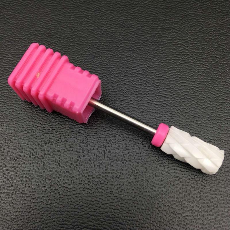 Small Cone Ceramic Cutter Nail Drill Bit Milling Cutter For Electric Drill File Manicure Pedicure Machine Device Tools: 01