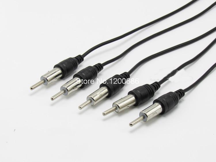 2.4cm Car STEREO Radio Antenna Aerial Adaptor ISO Male to DIN cable