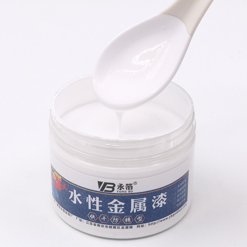Peinture acrylique blanche, peinture métallique à base d'eau à séchage rapide et antirouille, peintures artisanales pour meubles de maison, 250g: white