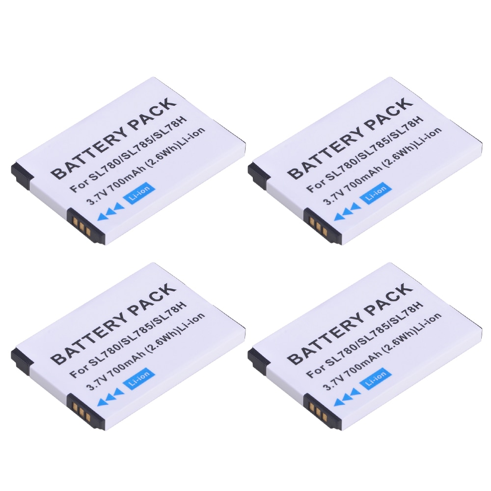 2 stk 700 mah trådløst telefonbatteri til gigaset  sl400, sl400h, sl610h pro , sl788, sl785, sl780, x656: 4 batterier