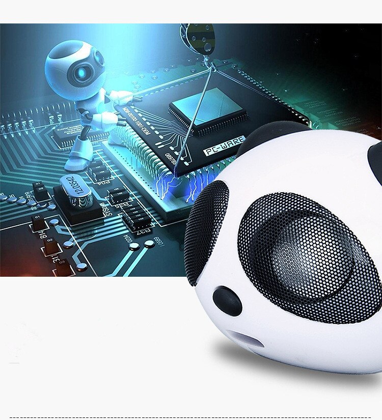 Panda USB computer speakers, audio multimedia speakers, music players, portable speaker