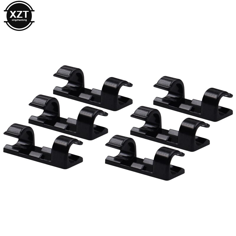 20PC Clasp Desk Cable Winder Earphone Organizer Wire Storage Silicon Adhesive Charger Cable Holder for MP3 Mouse Earphone Clips