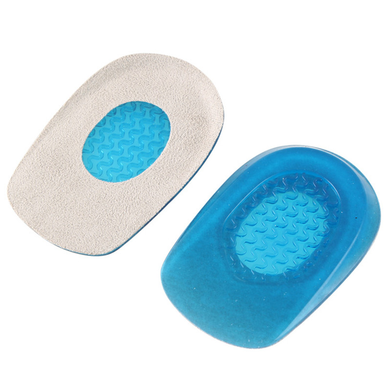 1 Paar Voeten Kussen Gel Voet Hak Half Binnenzool Shoe Pad Voetverzorging Tools Zachte Siliconen Verhogen Hak Ondersteuning Pads orthopedische Binnenzool