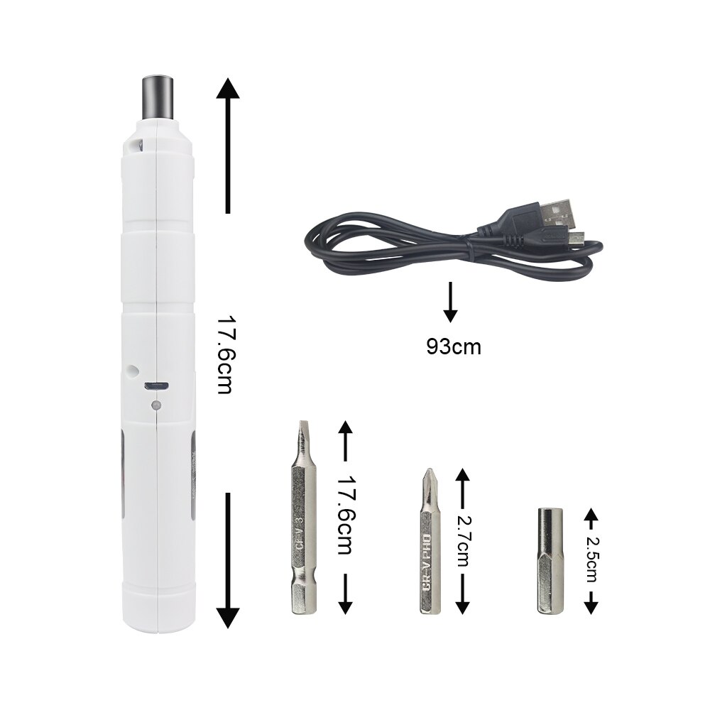 Tournevis électrique multi-fonction tournevis sans fil Bits ensemble réparation outil électrique tournevis avec fort magnétique