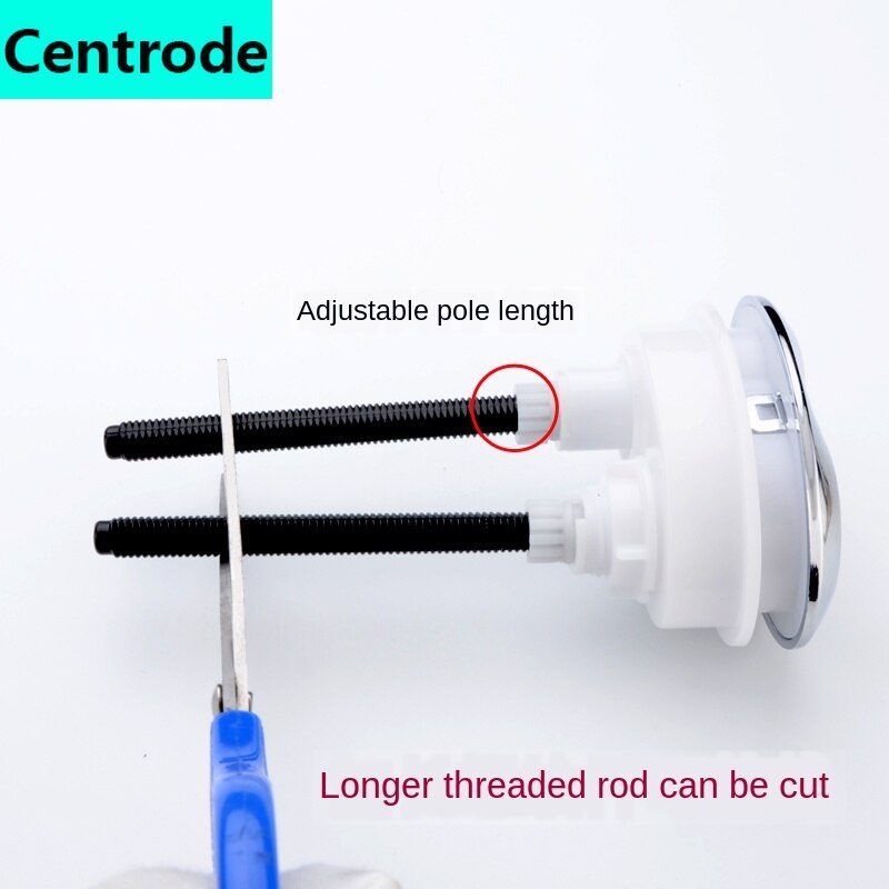 Toilet tank button oval toilet flush button double button toilet bowl toilet switch accessories